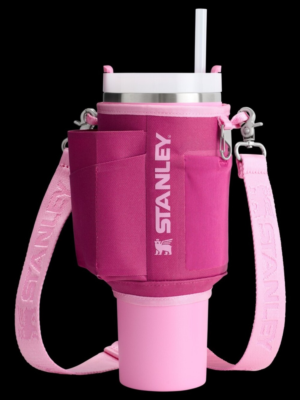 Stanley The All Day 40 OZ Quencher Carry-All Fuchsia